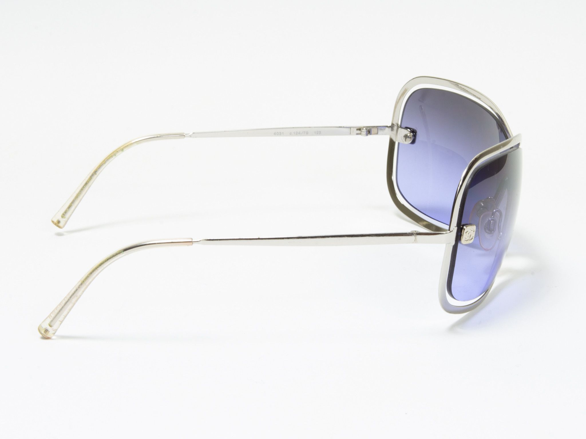 Chanel PURPLE VINTAGE CHANEL SUNGLASSES Size ONE SIZE - 4 Thumbnail