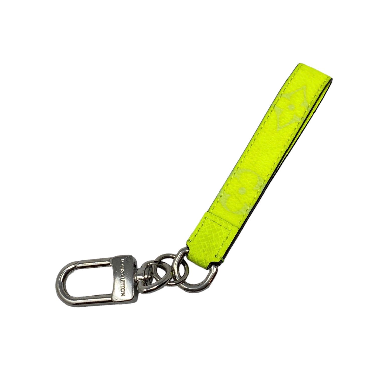 Slim Dragonne Bag Charm & Key Holder - Luxury S00 Green