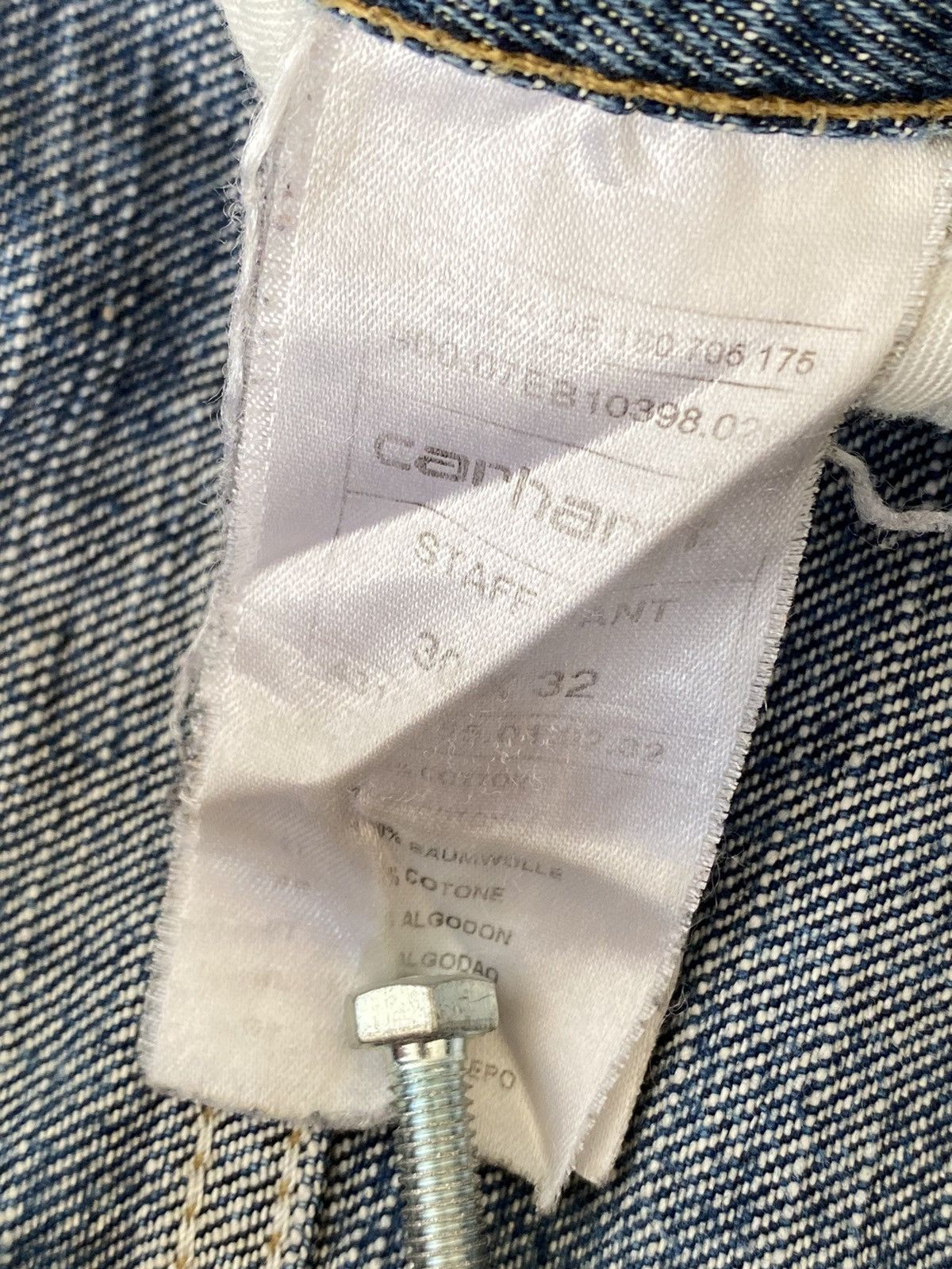 Carhartt × Vintage Vintage Carhartt Distressed Trashed Denim Pants Size US 30 / EU 46 - 9 Thumbnail