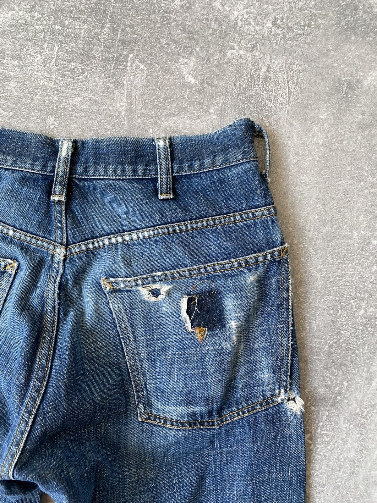Carhartt × Vintage Vintage Carhartt Distressed Trashed Denim Pants Size US 30 / EU 46 - 7 Thumbnail