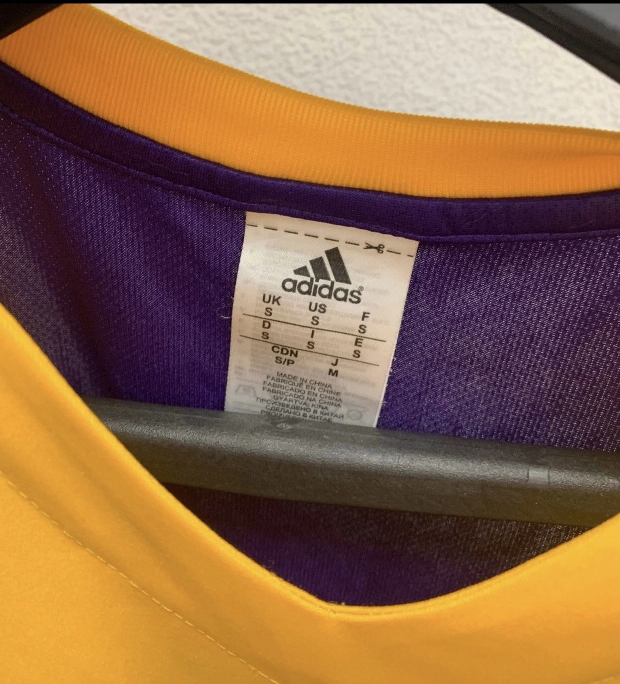 NBA Adidas L.A. LA Lakers nba jersey sleeveless S yellow logo Size US S / EU 44-46 / 1 - 4 Thumbnail
