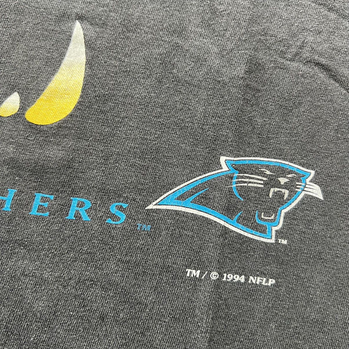 Nutmeg × Vintage 1994 Carolina Panthers Nutmeg T shirt Size US XL / EU 56 / 4 - 3 Thumbnail