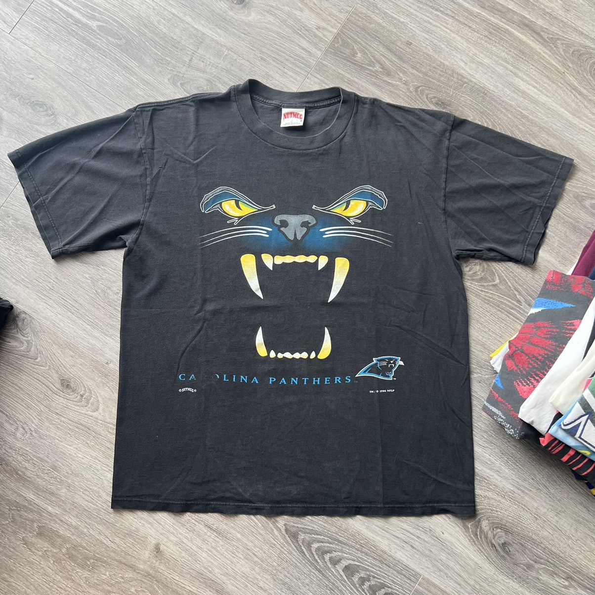 image of 1994 Carolina Panthers Nutmeg T Shirt in Black, Men's (Size XL)