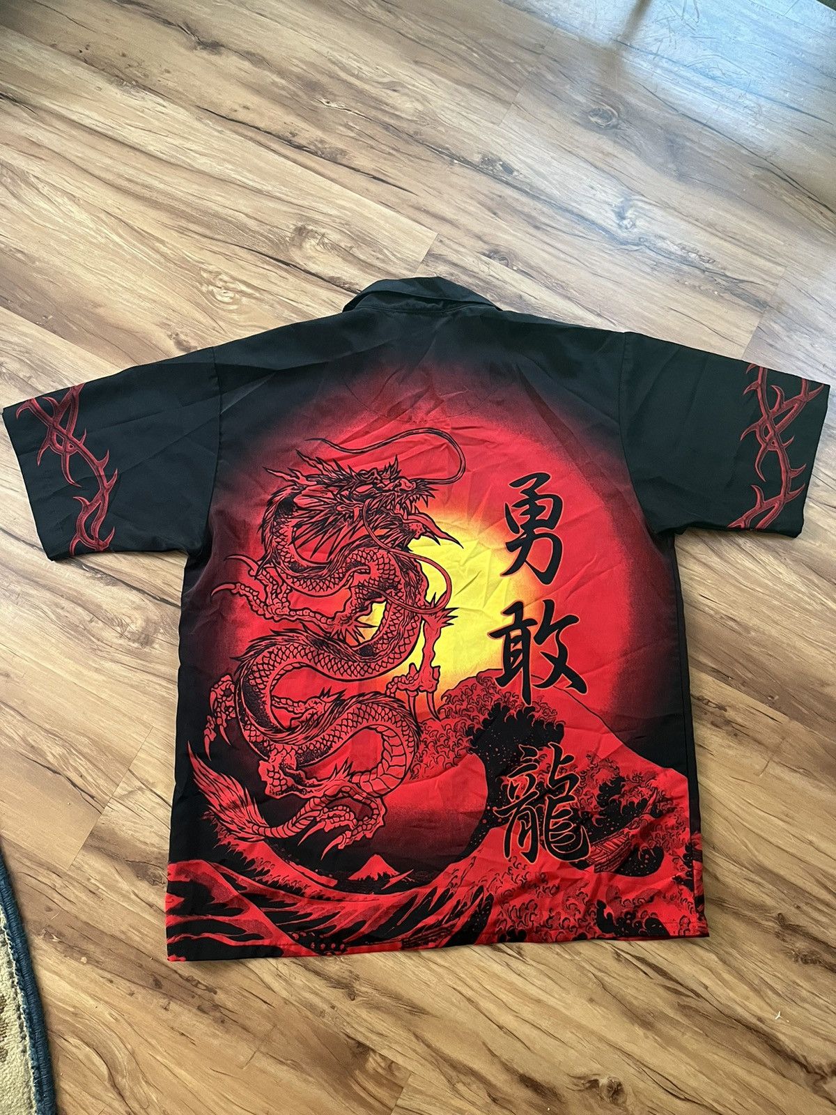 RED FACE LONG TEE archive y2k グランジ