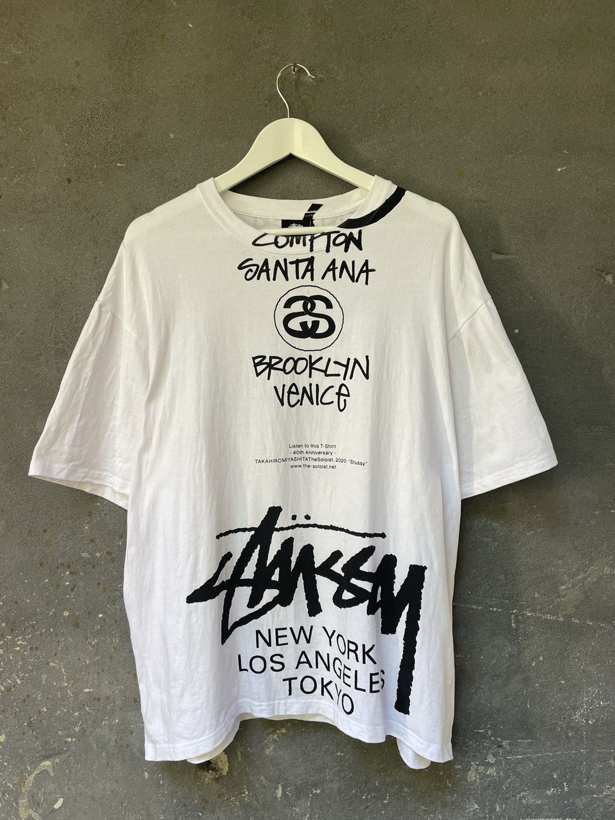 Stussy 40th Anniversary World Tour Tee Collection