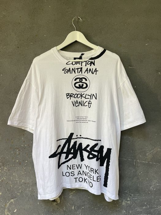 Stussy STUSSY X TAKAHIROMIYASHITA 40TH ANNIVERSARY T SHIRT | Grailed