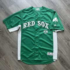 St. Patrick's Day BOSTON RED SOX Shamrock Baseball Jersey XXL 2XL Men's  Majestic