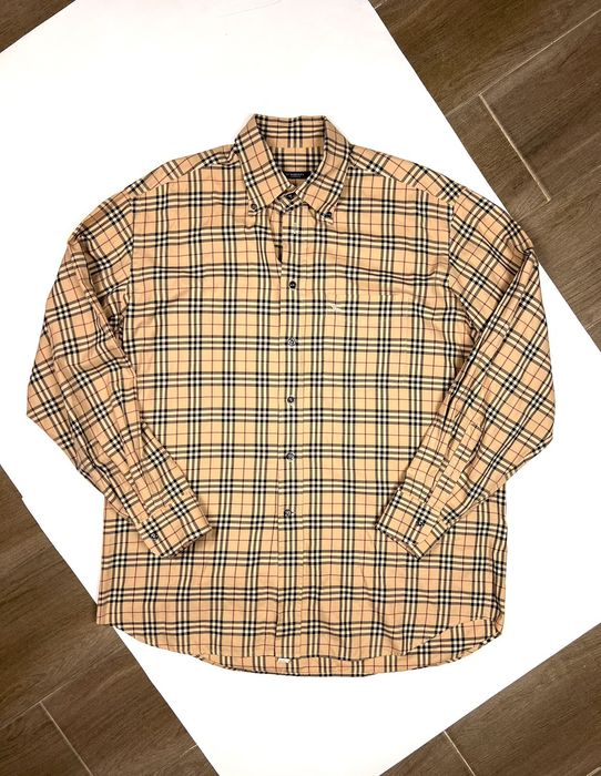 Vintage Burberry Nova Check Shirt Size S, Grailed