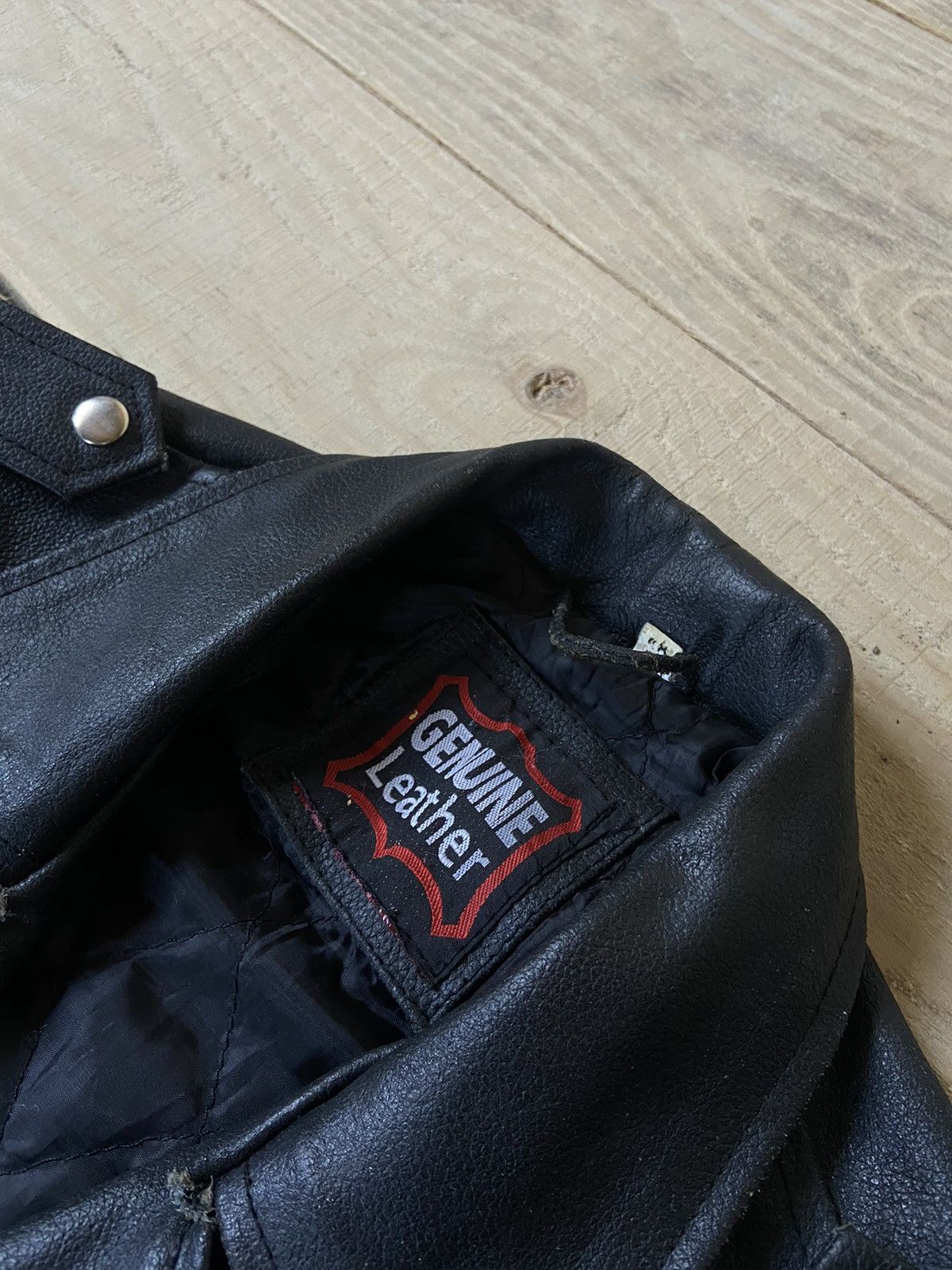 Vintage Vintage Leather Biker Jacket Size US M / EU 48-50 / 2 - 3 Thumbnail