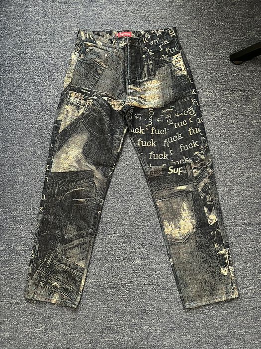 Archive Denim Jacquard Regular Jean blue-