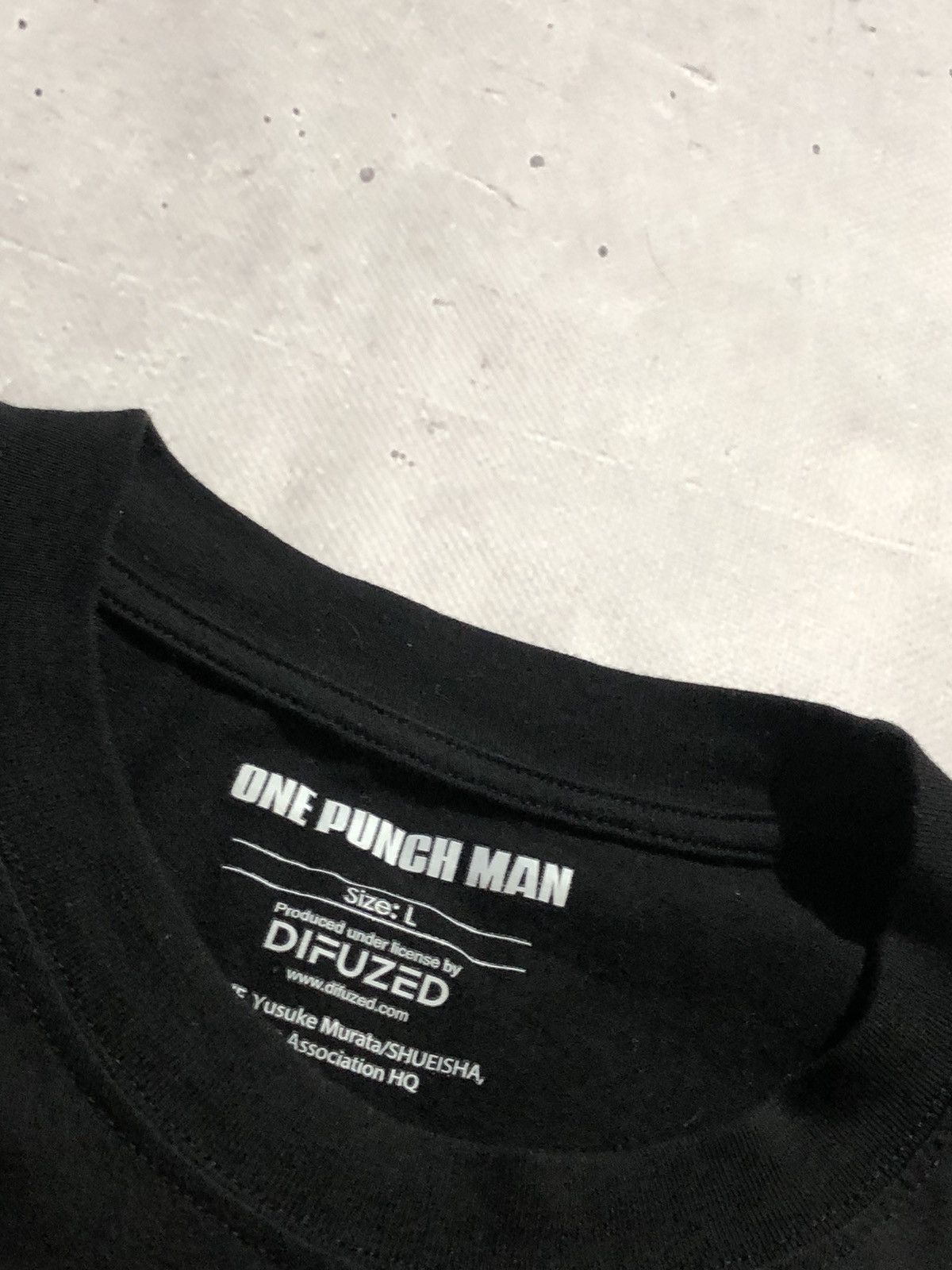 Cartoon Network × Japanese Brand One Punch Man Anime Black TShirt Size US L / EU 52-54 / 3 - 5 Thumbnail