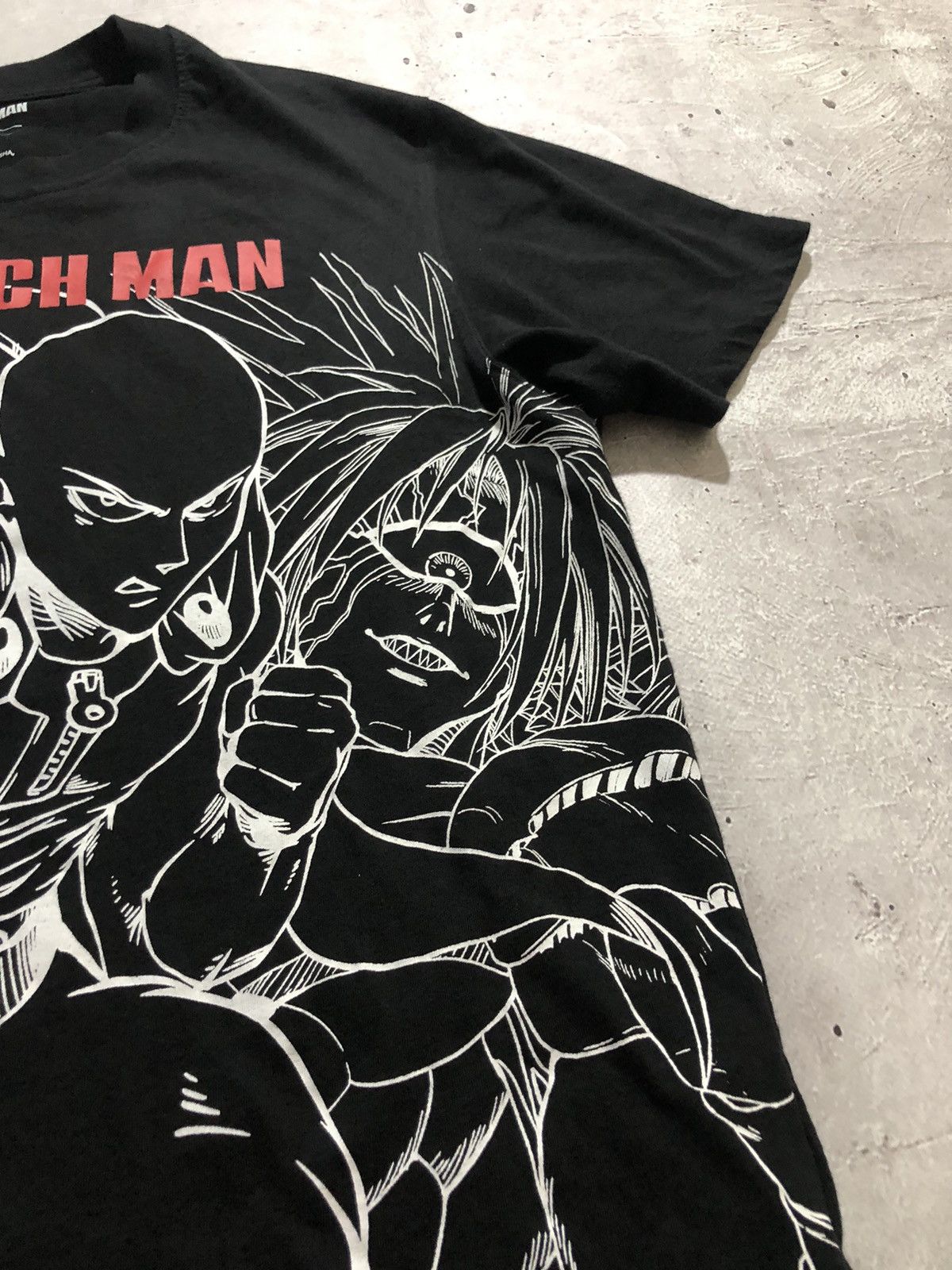 Cartoon Network × Japanese Brand One Punch Man Anime Black TShirt Size US L / EU 52-54 / 3 - 3 Thumbnail