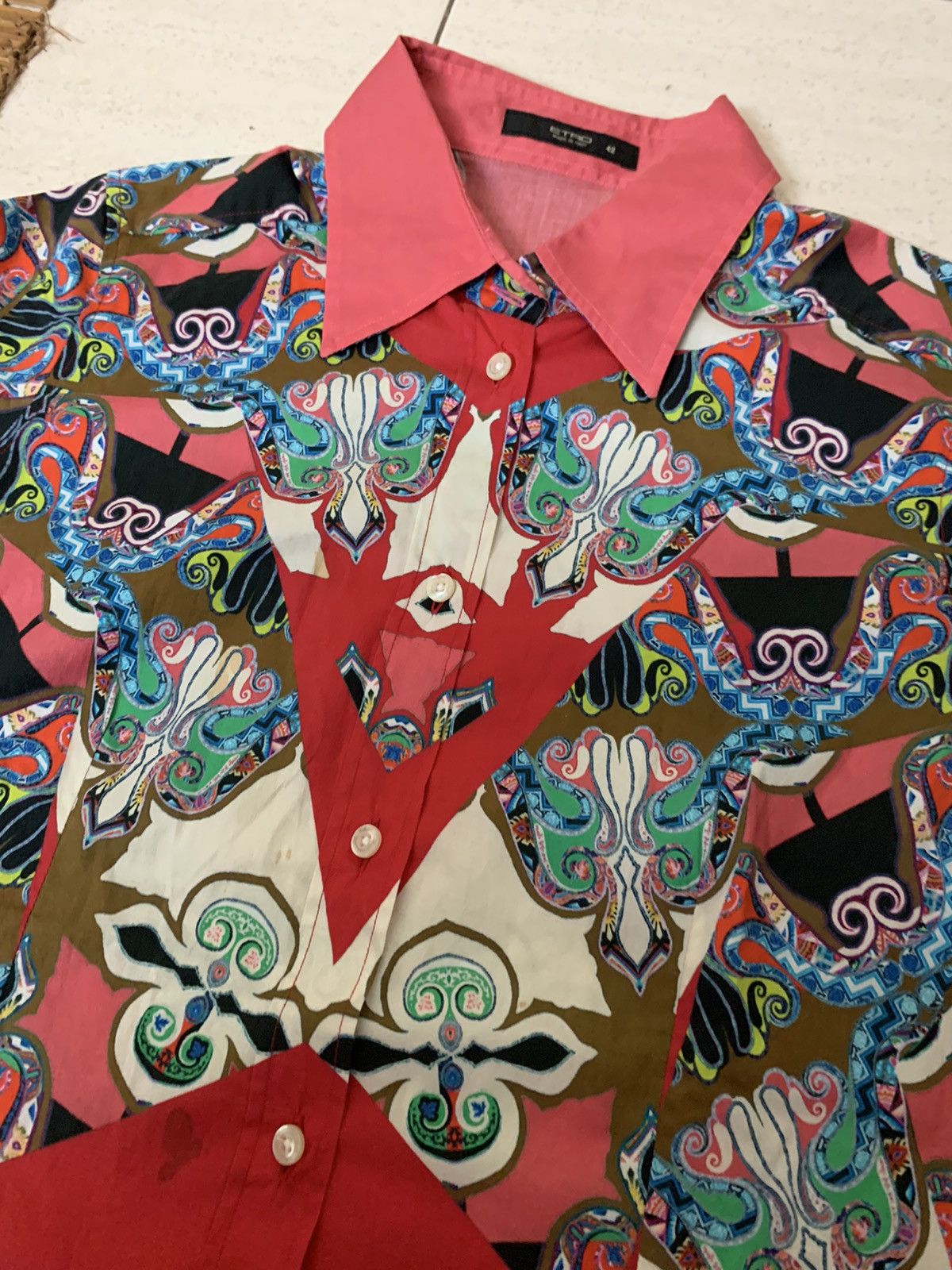 ETRO×Regale MANIFATTURA ETRO - TWISTER TOYS PAISLEY CANVAS COATED CLUTCH - Eleonora