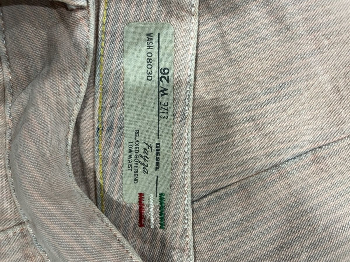 Diesel Diesel Fayza Relaxed Boyfriend Low Waist pants Size 31" - 6 Thumbnail