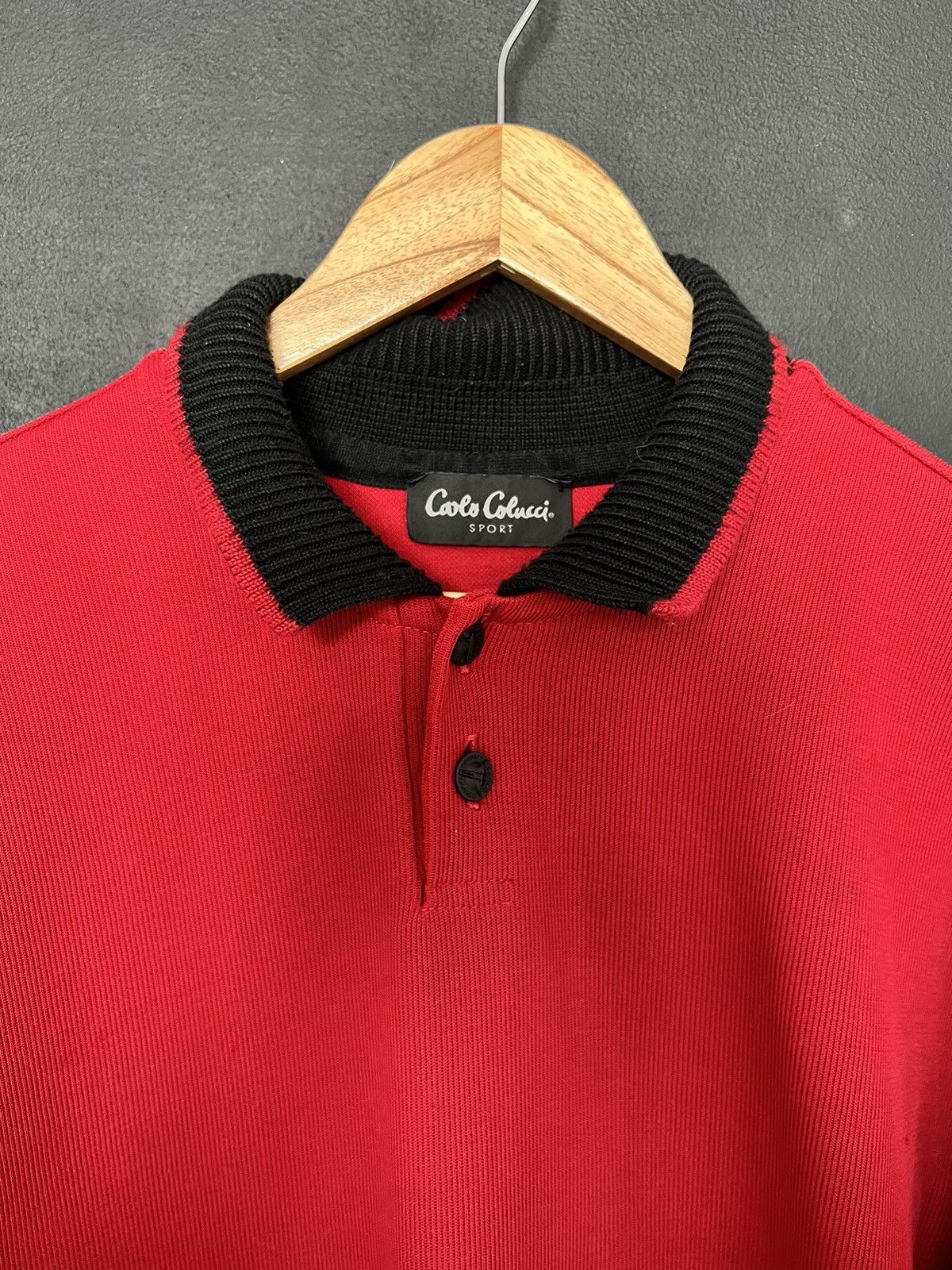 Carlo Colucci Carlo Colucci Knit Sweater Polo Size US L / EU 52-54 / 3 - 2 Thumbnail