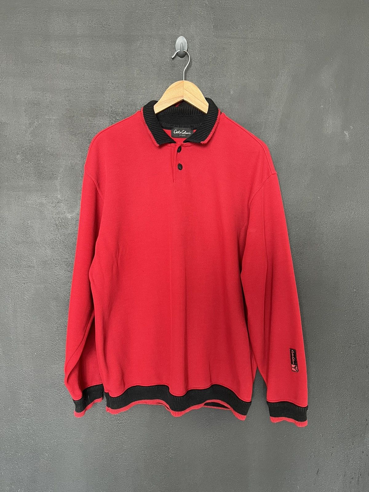 Carlo Colucci Carlo Colucci Knit Sweater Polo Size US L / EU 52-54 / 3 - 1 Thumbnail