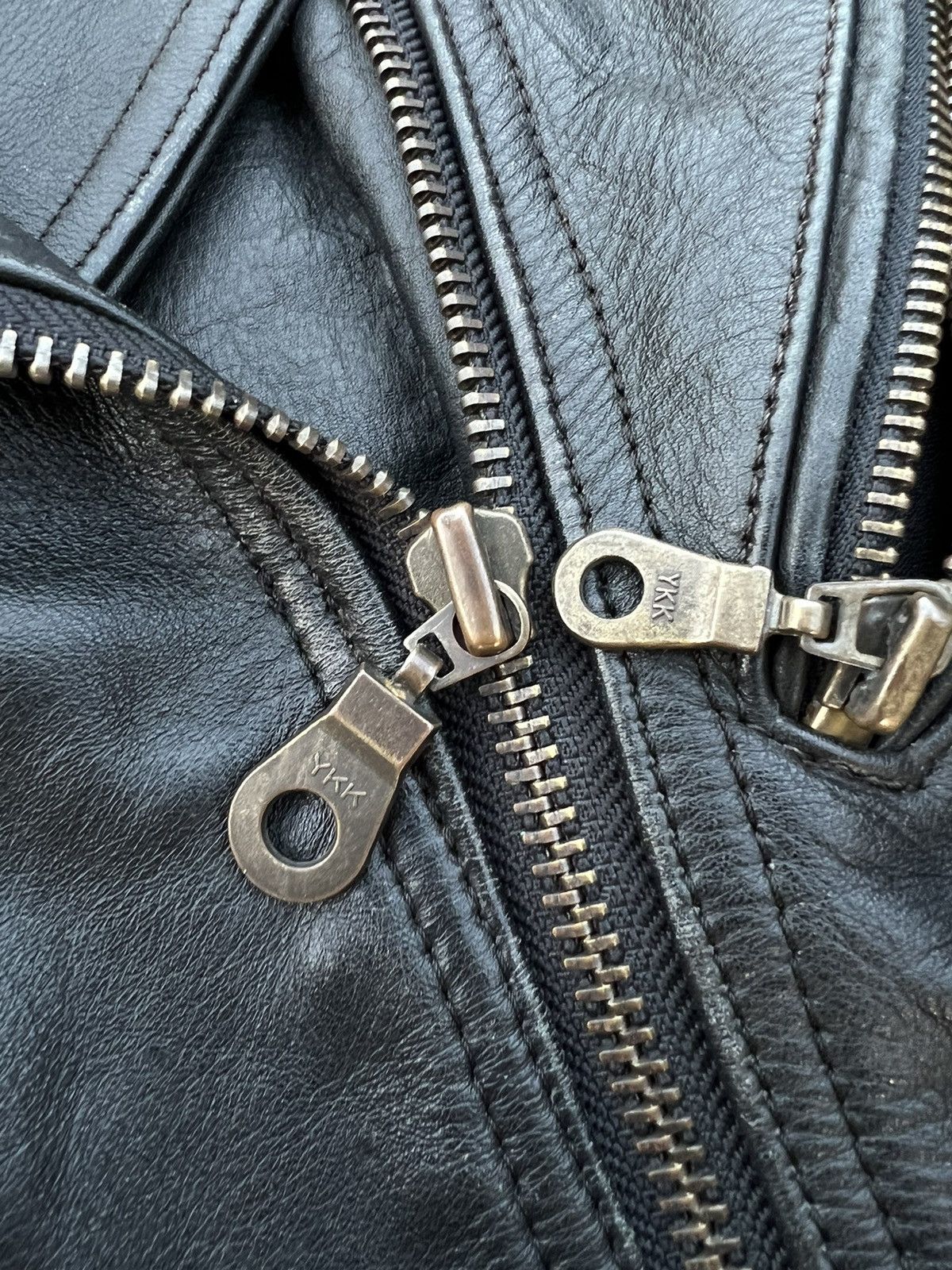 Other Vintage genuine leather moto racing ramones jacket Size XL / US 12-14 / IT 48-50 - 3 Thumbnail