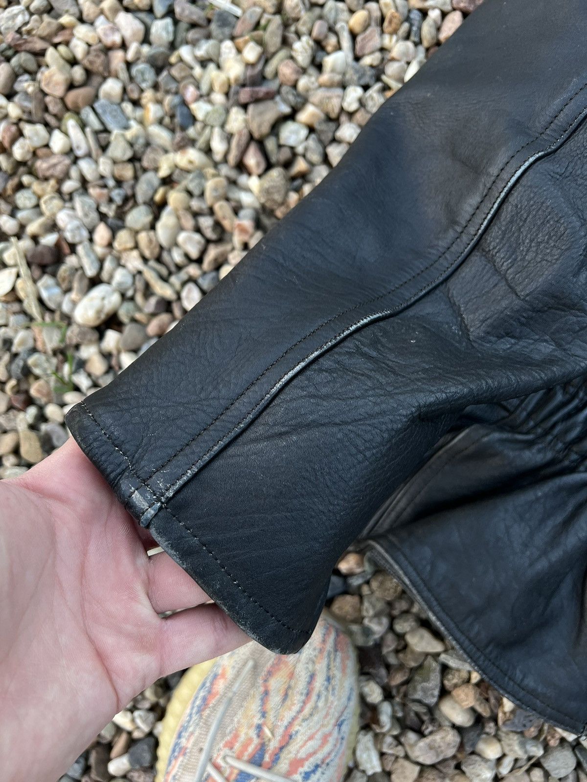 Other Vintage genuine leather moto racing ramones jacket Size XL / US 12-14 / IT 48-50 - 5 Thumbnail