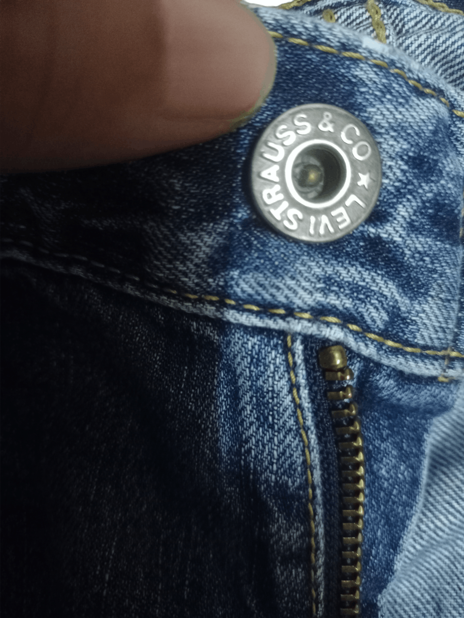 Levi's Vintage 90s Levis 503 Blue Wash Distressed Baggy Style Jeans Size US 30 / EU 46 - 3 Thumbnail