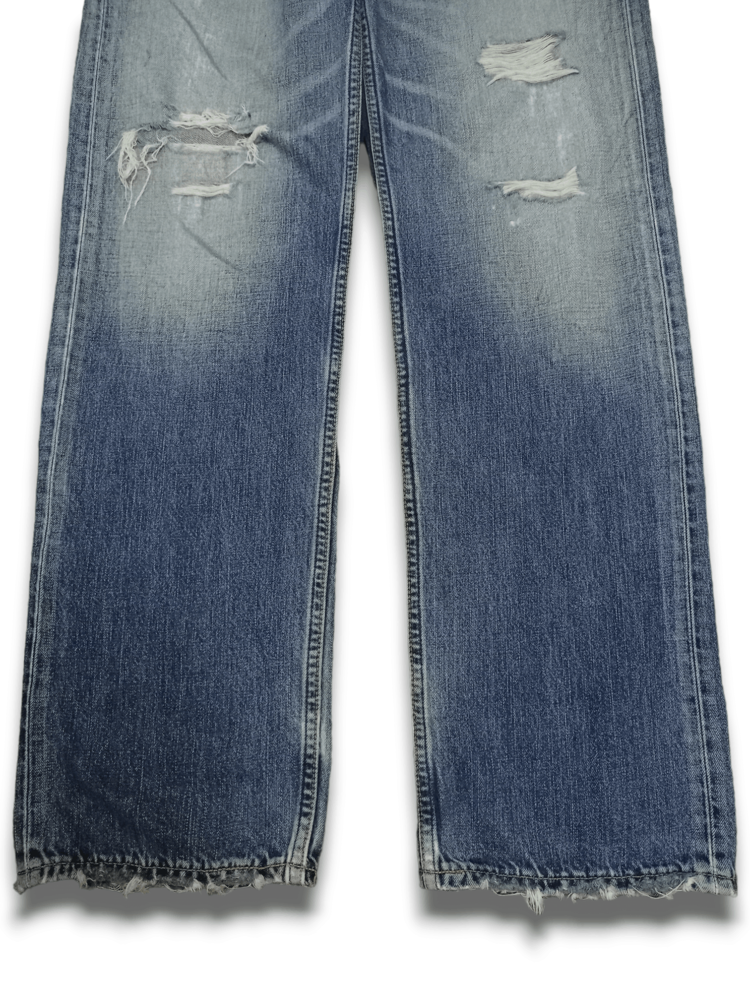 Levi's Vintage 90s Levis 503 Blue Wash Distressed Baggy Style Jeans Size US 30 / EU 46 - 7 Thumbnail