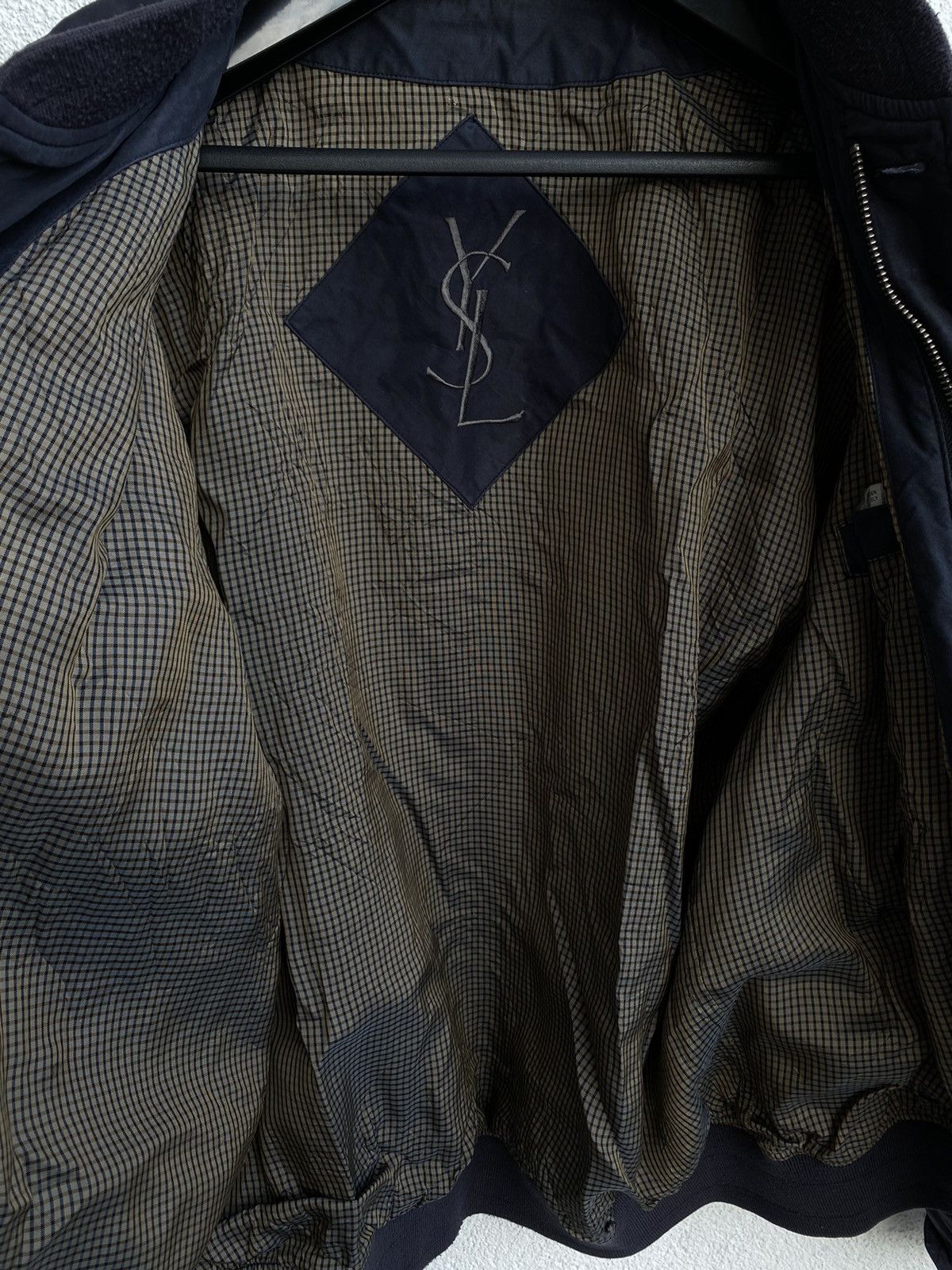 Yves Saint Laurent 90s YSL Jacket Bomber Jacket Soft Size US M / EU 48-50 / 2 - 18 Thumbnail