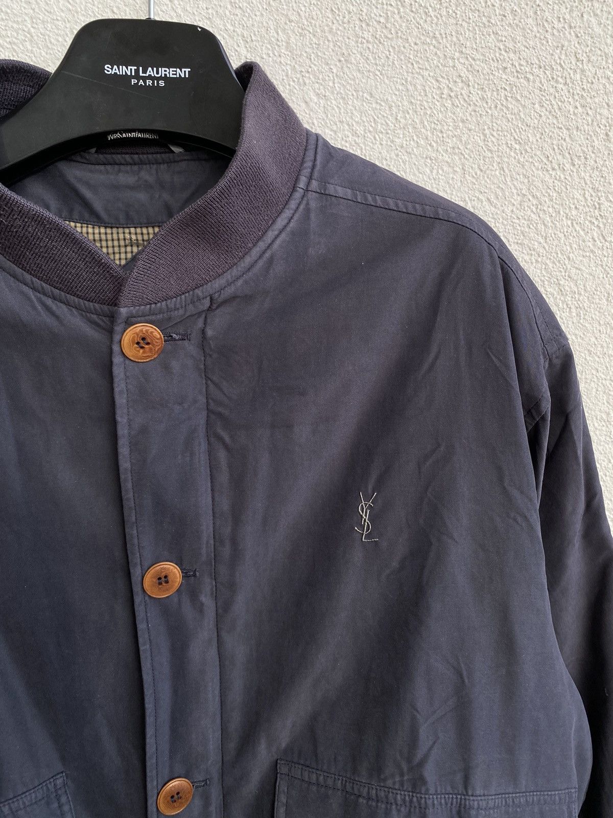 Yves Saint Laurent 90s YSL Jacket Bomber Jacket Soft Size US M / EU 48-50 / 2 - 5 Thumbnail