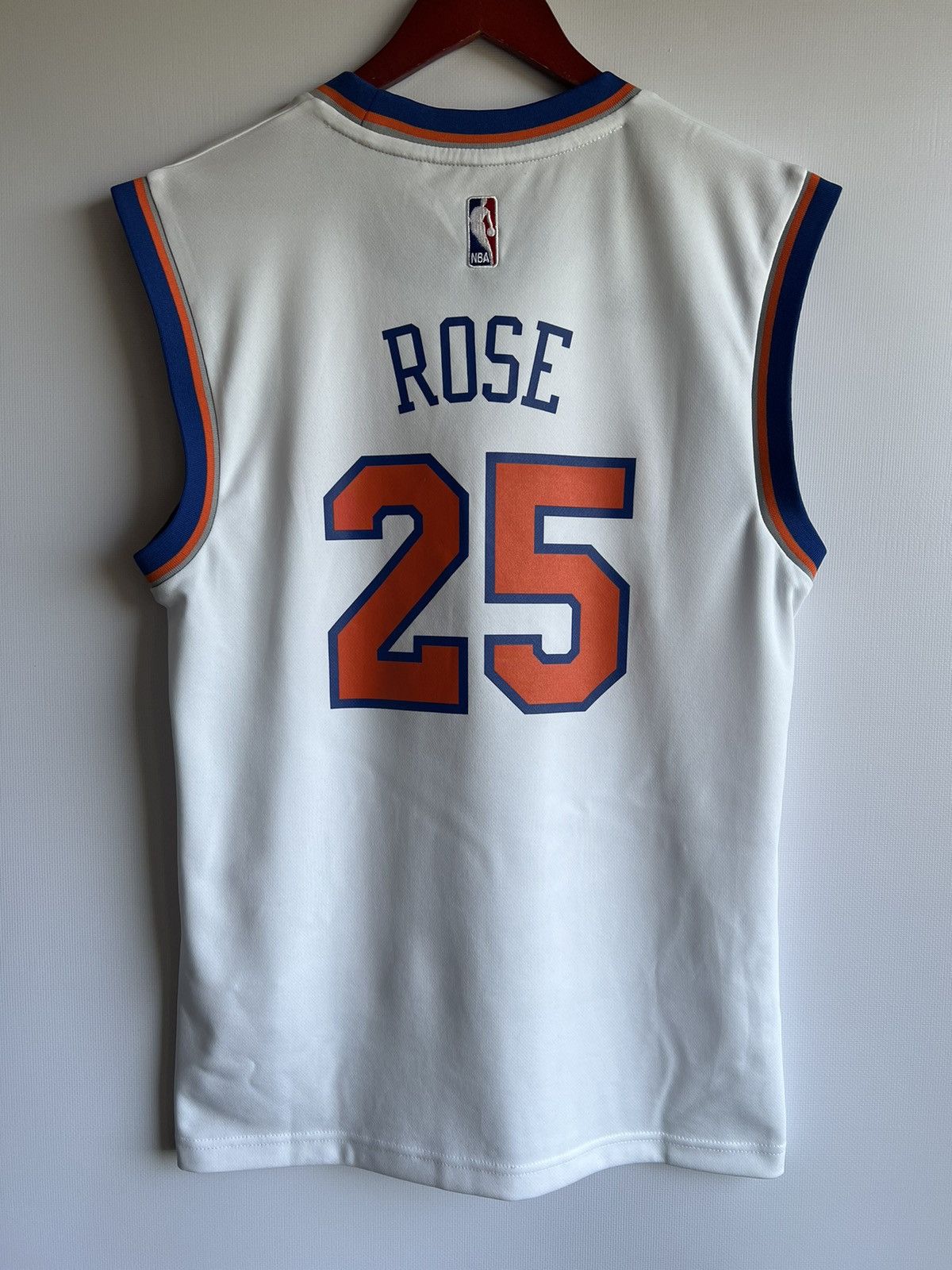 Adidas Derrick Rose New York Knicks Jersey T Shirt NBA Basketball