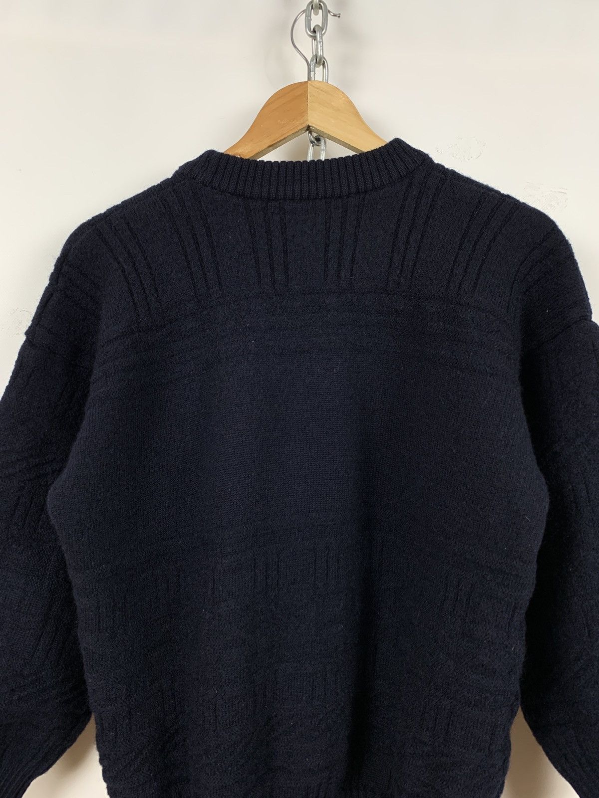 Burberry Vintage Burberrys Big Logo Wool Sweater Size M / US 6-8 / IT 42-44 - 9 Thumbnail