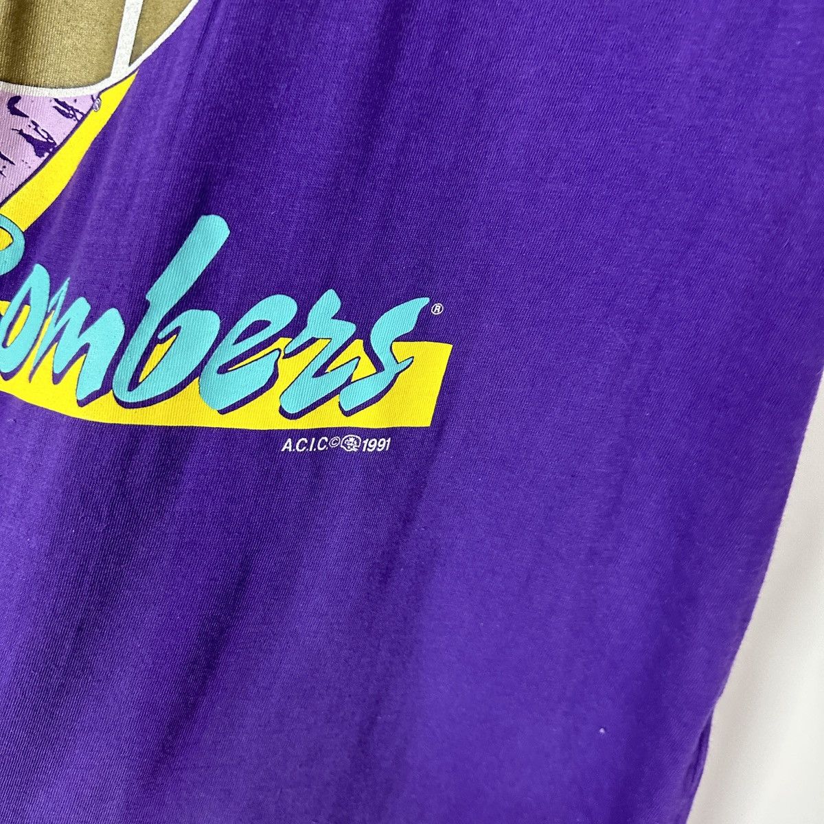NFL Vintage 90s 1991 Winnipeg Blue Bombers ACIC Majestic tee NfL Size US XL / EU 56 / 4 - 7 Thumbnail
