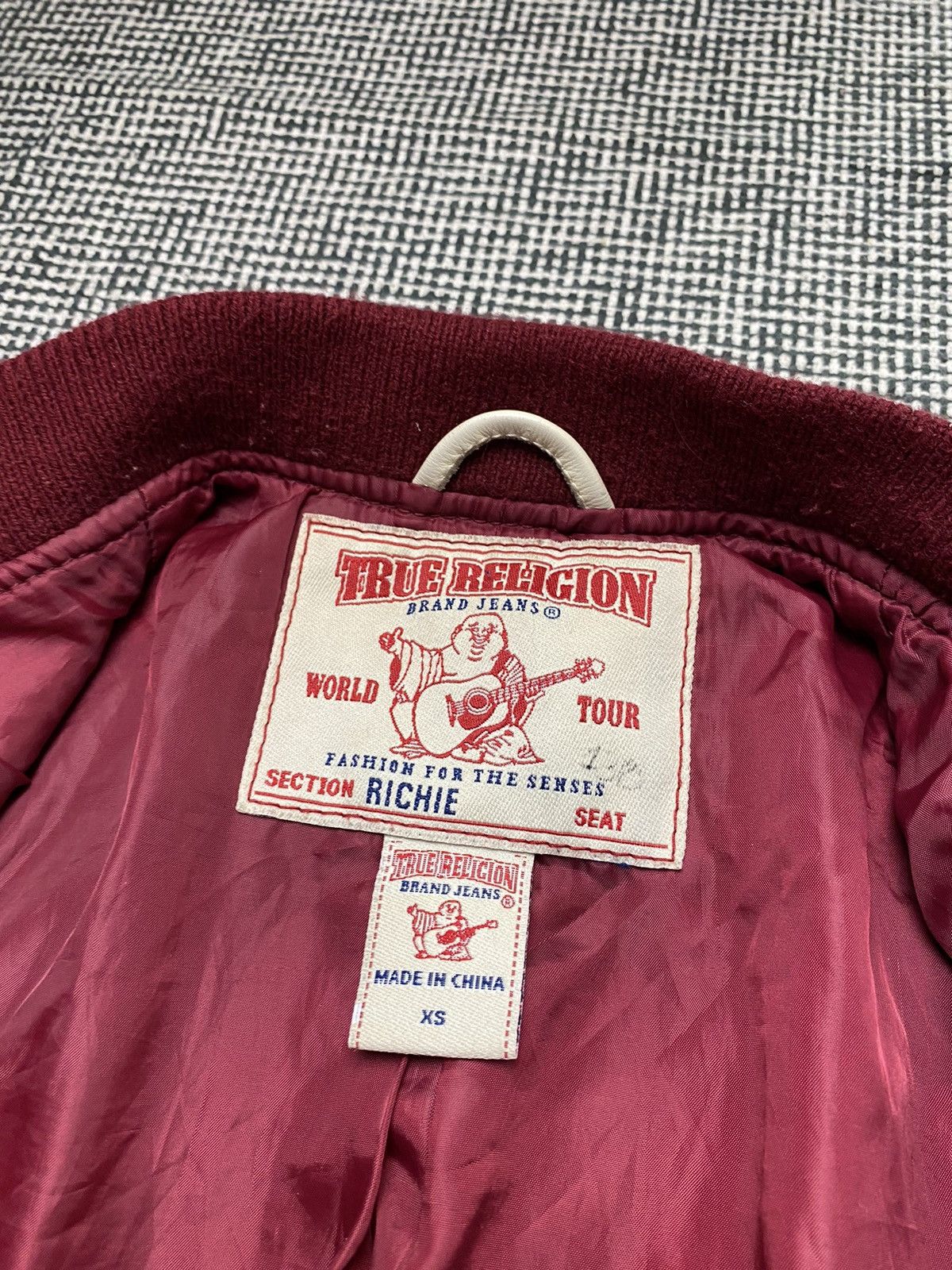 True Religion × Vintage Rare vintage Spartans True religion wool jacket bombers y2k Size XS / US 0-2 / IT 36-38 - 13 Thumbnail