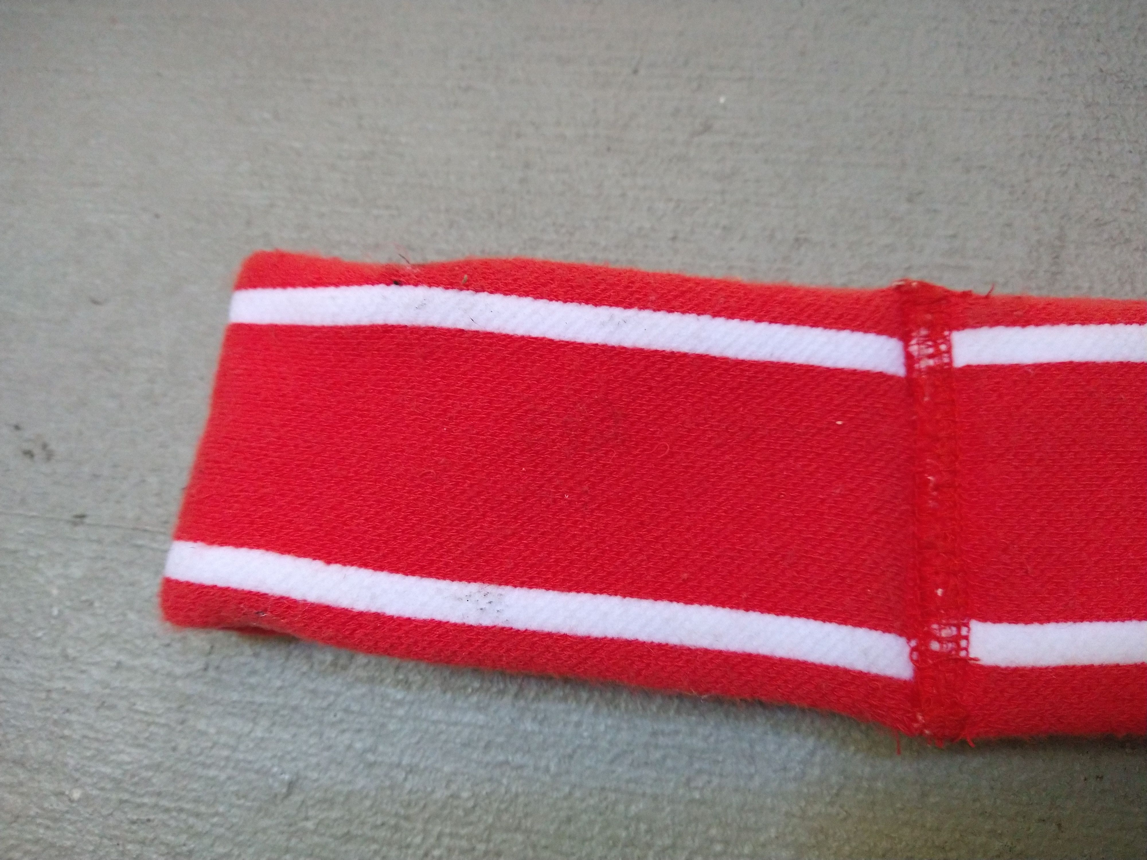 Bape A Bathing Ape Headband Red-Orange Blue SS19 Striped Ape Size ONE SIZE - 5 Thumbnail