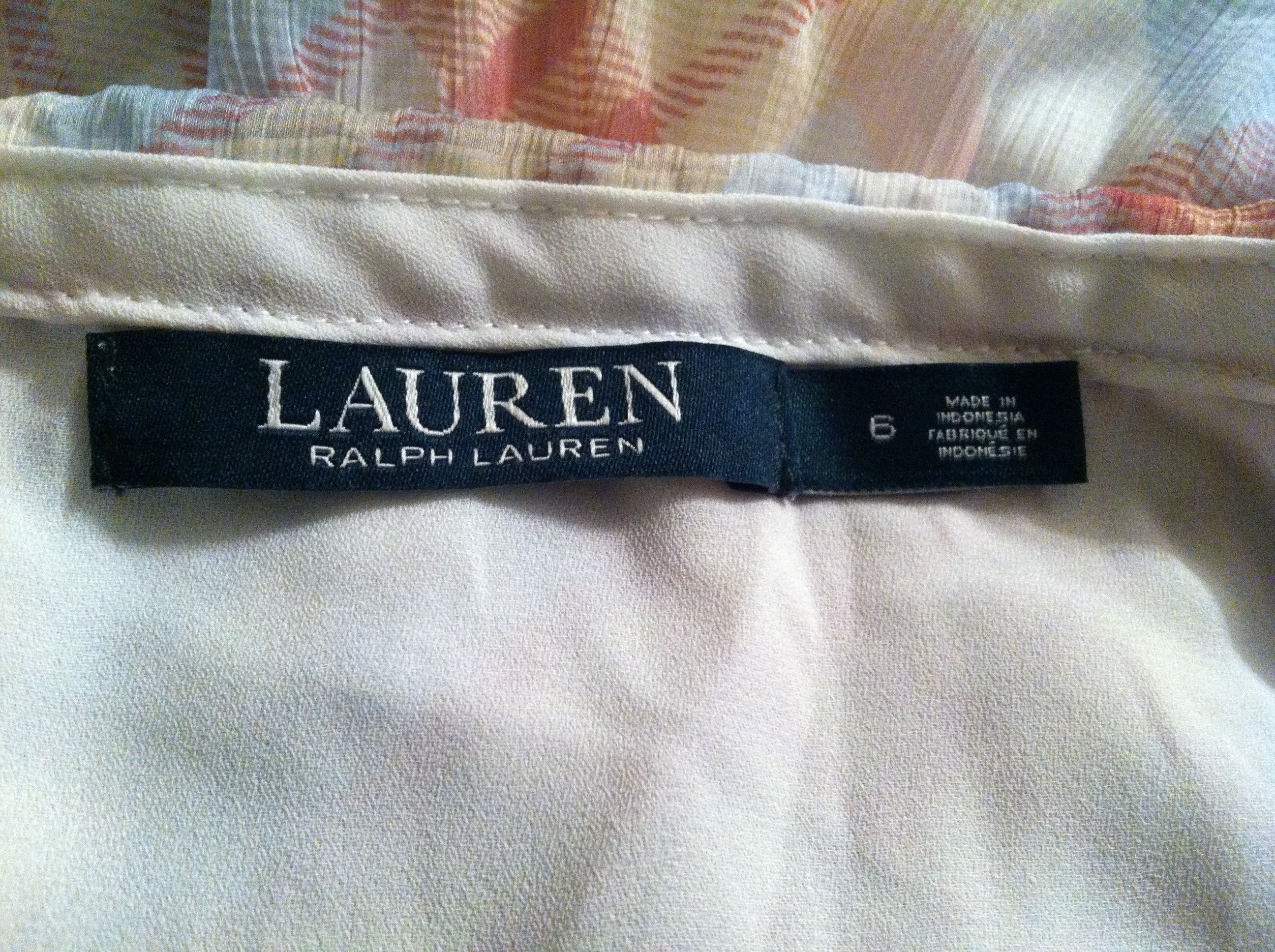 Ralph Lauren RALPH LAUREN WOMEN'S NEW 100%POLYESTER SKIRT SIZE: 6 Size 28" / US 6 / IT 42 - 8 Thumbnail