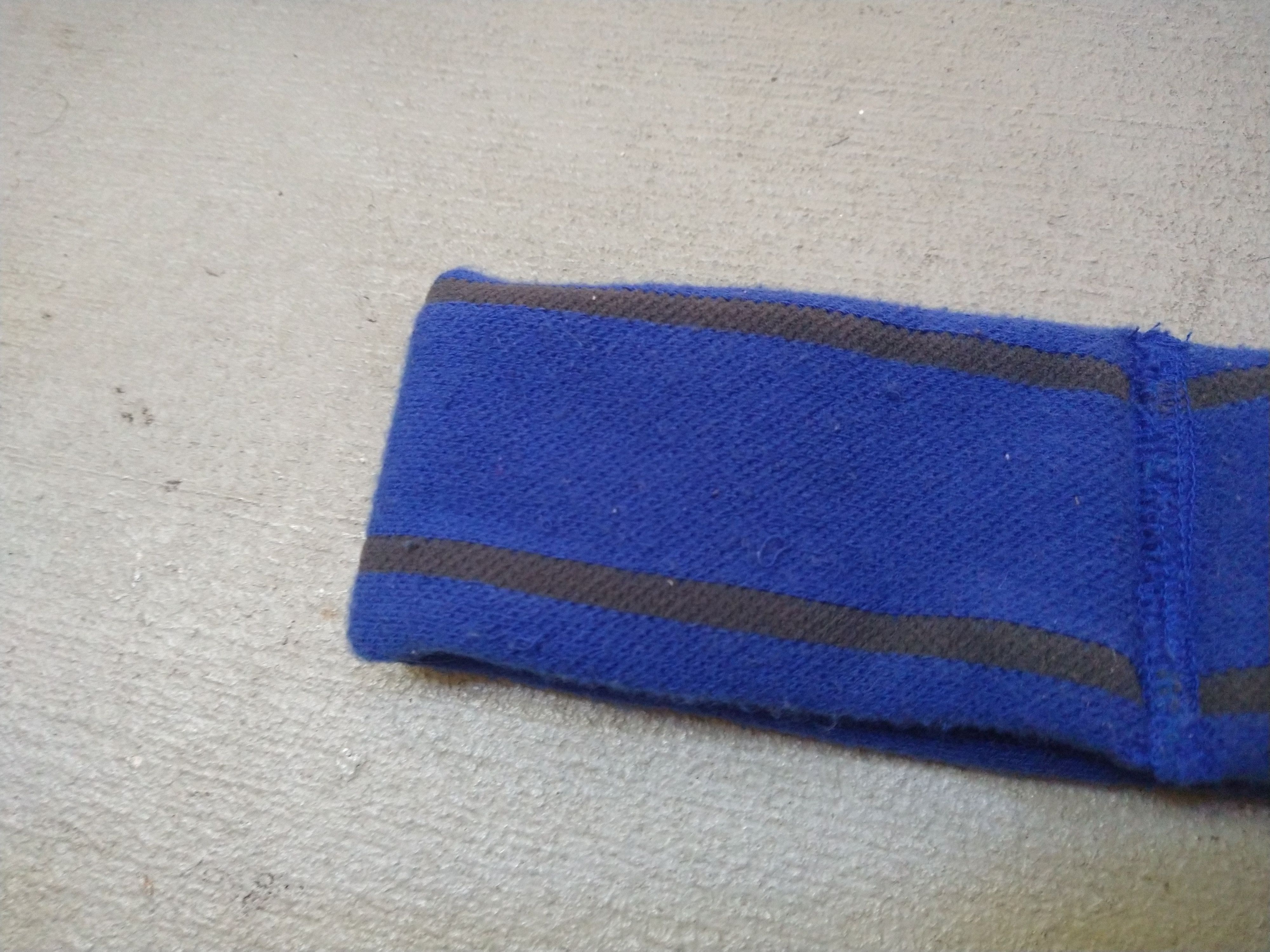 Bape A Bathing Ape Headband Blue Gray SS19 Striped Ape Size ONE SIZE - 6 Thumbnail