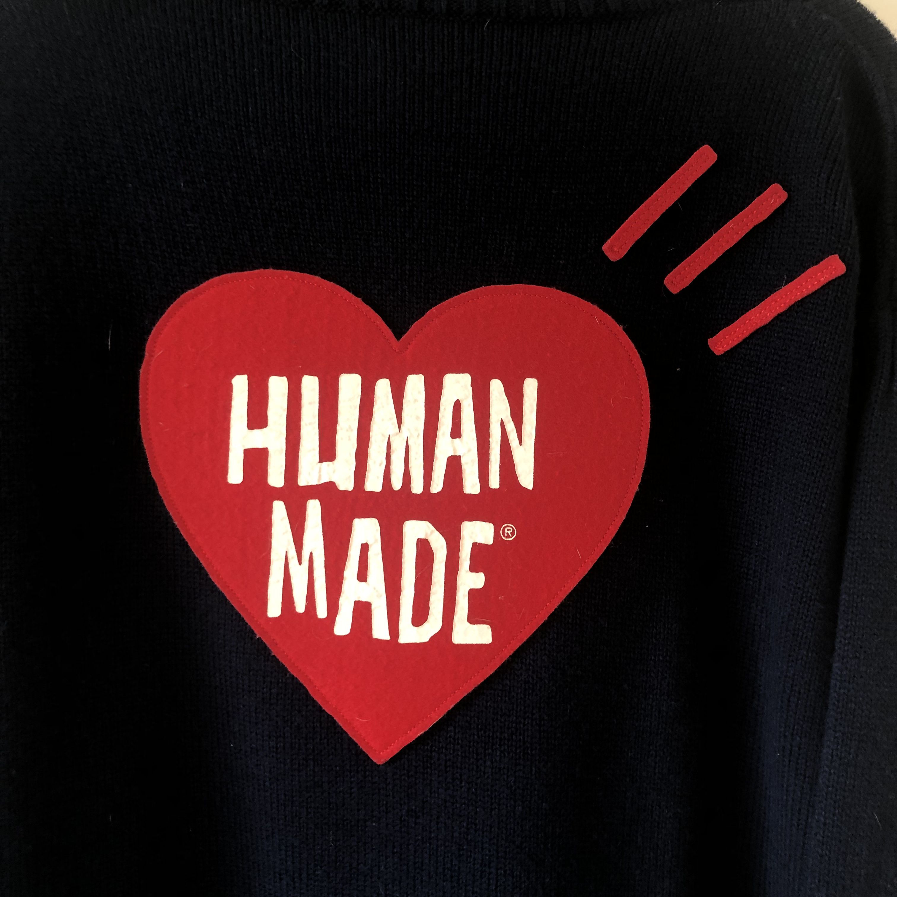 Human Made Human Made Heart Logo Sweater Size US S / EU 44-46 / 1 - 2 Thumbnail