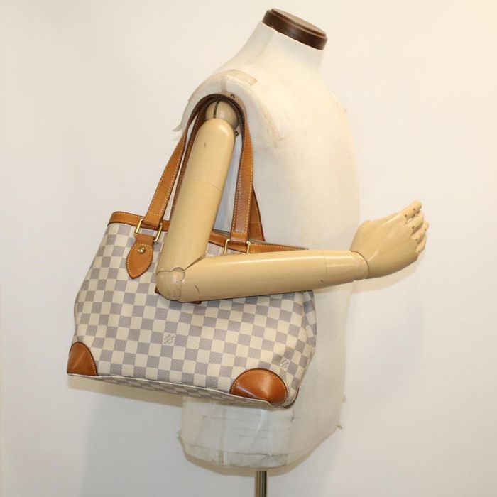 LOUIS VUITTON Damier Azur Hampstead MM Tote Bag N51206 LV Auth am4624  ref.976082 - Joli Closet