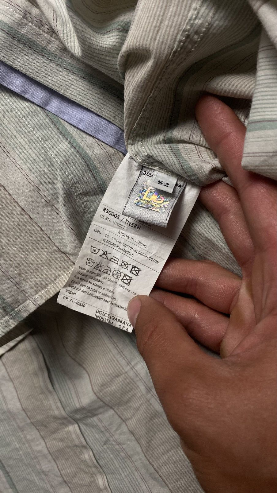 Dolce & Gabbana Dolce&Gabbana vintage shirts Size US M / EU 48-50 / 2 - 7 Thumbnail