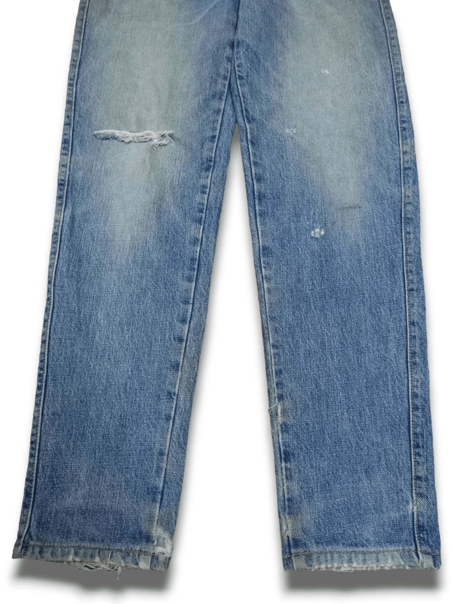 Japanese Brand SALES 🔥 Vintage Japanese Brand Blue Wash Distressed Jeans Size US 27 - 8 Thumbnail