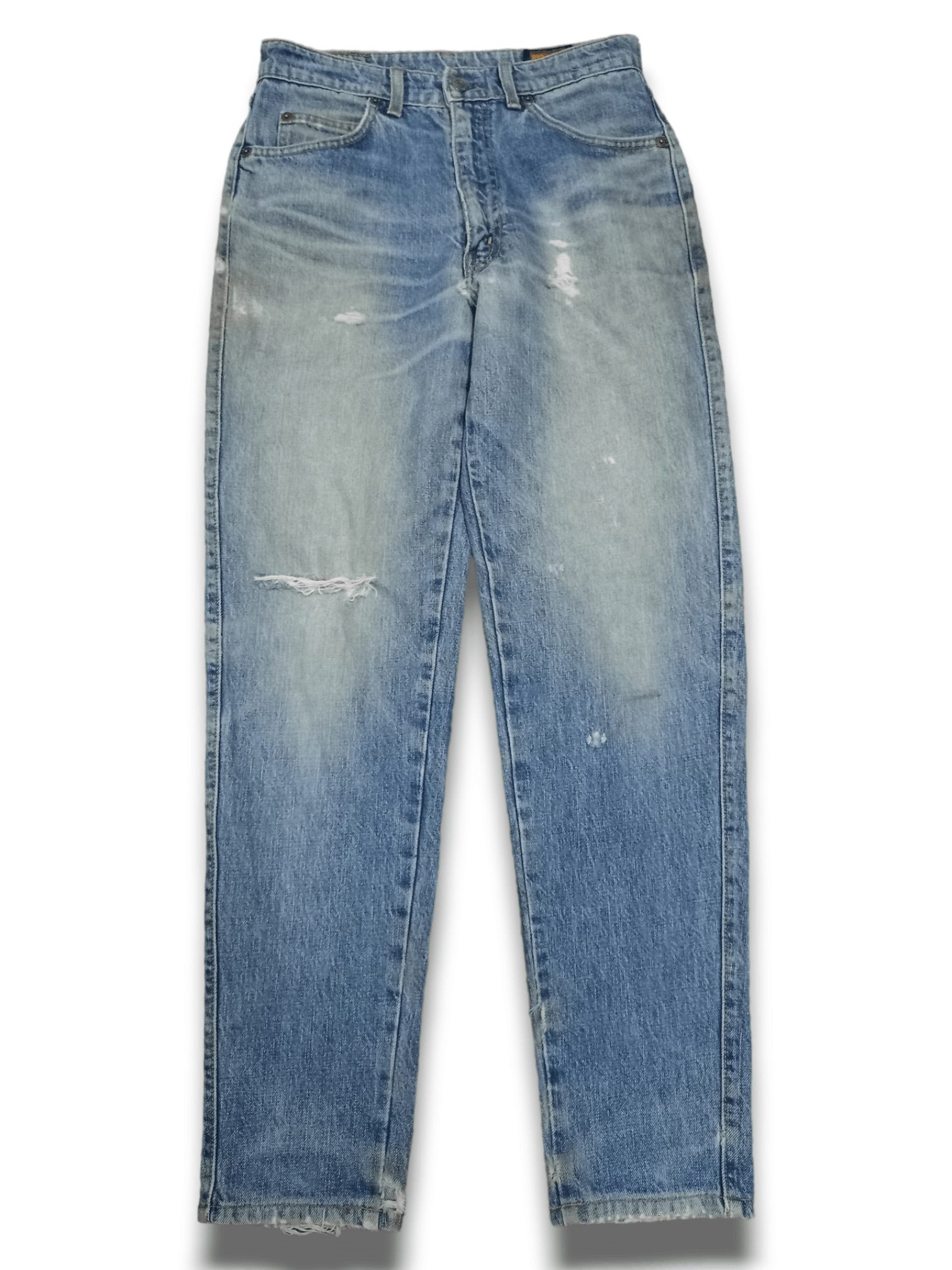 Japanese Brand SALES 🔥 Vintage Japanese Brand Blue Wash Distressed Jeans Size US 27 - 1 Thumbnail