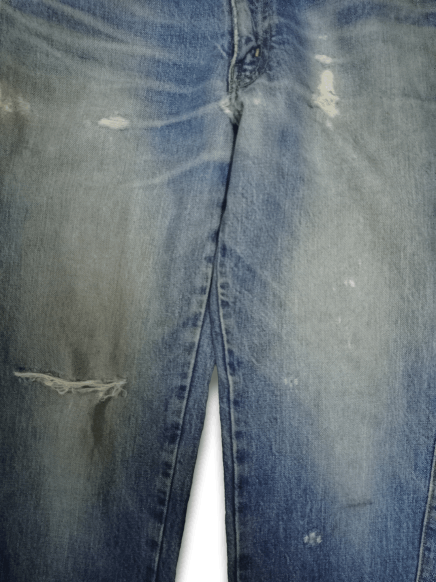 Japanese Brand SALES 🔥 Vintage Japanese Brand Blue Wash Distressed Jeans Size US 27 - 7 Thumbnail