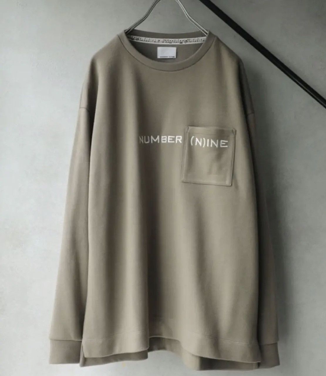 Number (N)ine number nine logo long sleeve t-shirt Size US M / EU 48-50 / 2 - 1 Thumbnail