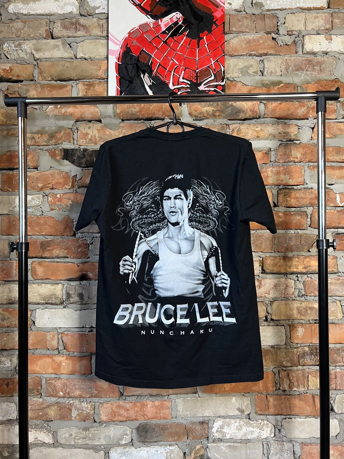 Vintage Vintage Bruce Lee The Dragon Changes Tshirt Size US M / EU 48-50 / 2 - 2 Thumbnail