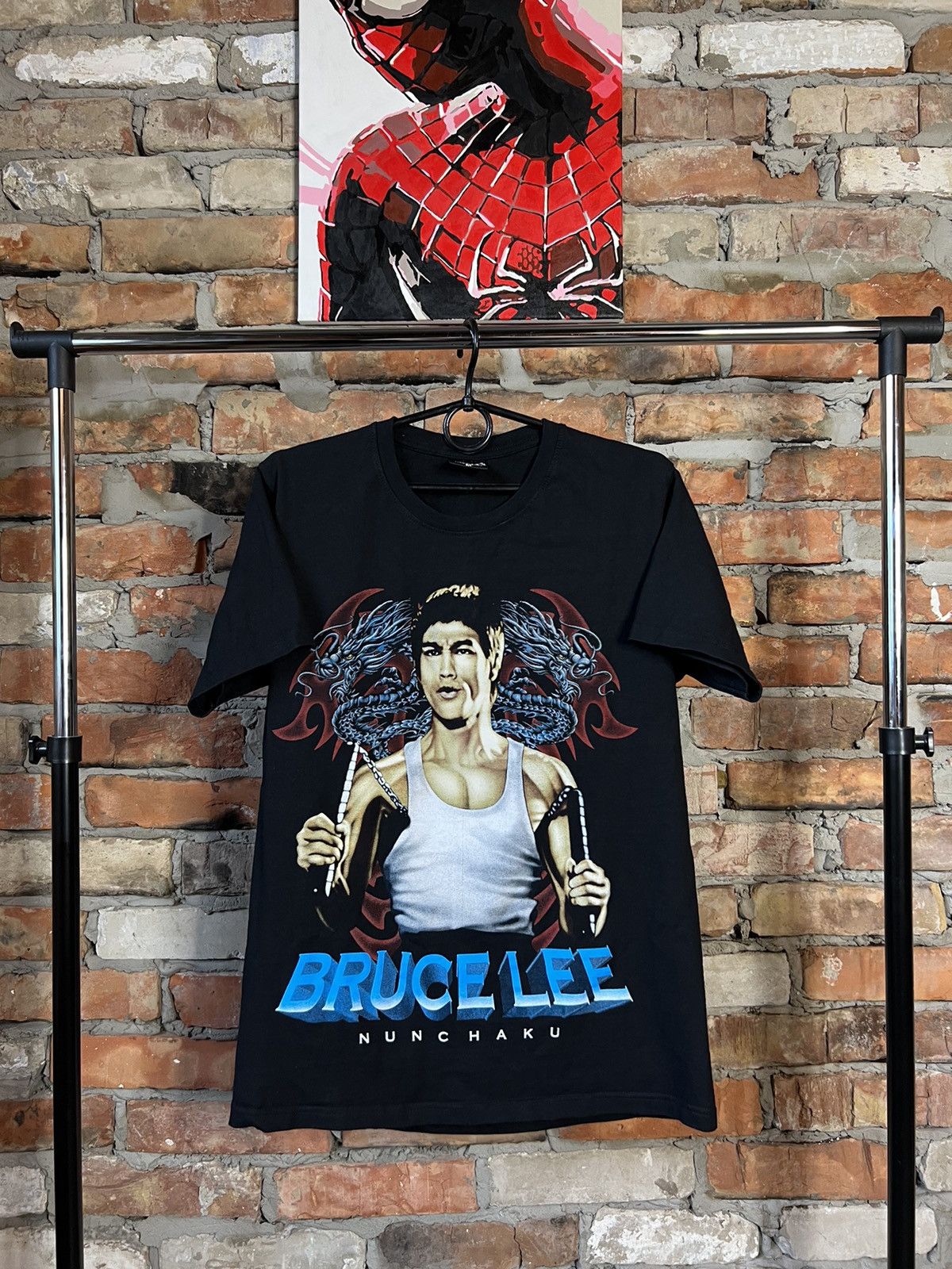 Vintage Vintage Bruce Lee The Dragon Changes Tshirt Size US M / EU 48-50 / 2 - 1 Thumbnail