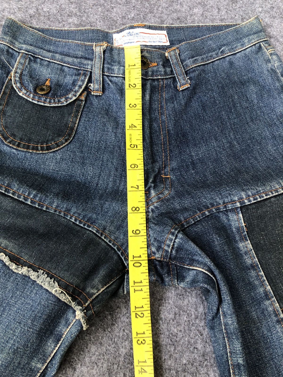 If Six Was Nine Vintage 90s🔥RNA INC🔥Thrashed Hybrid Flared Jeans LGB Size 28" / US 6 / IT 42 - 5 Thumbnail