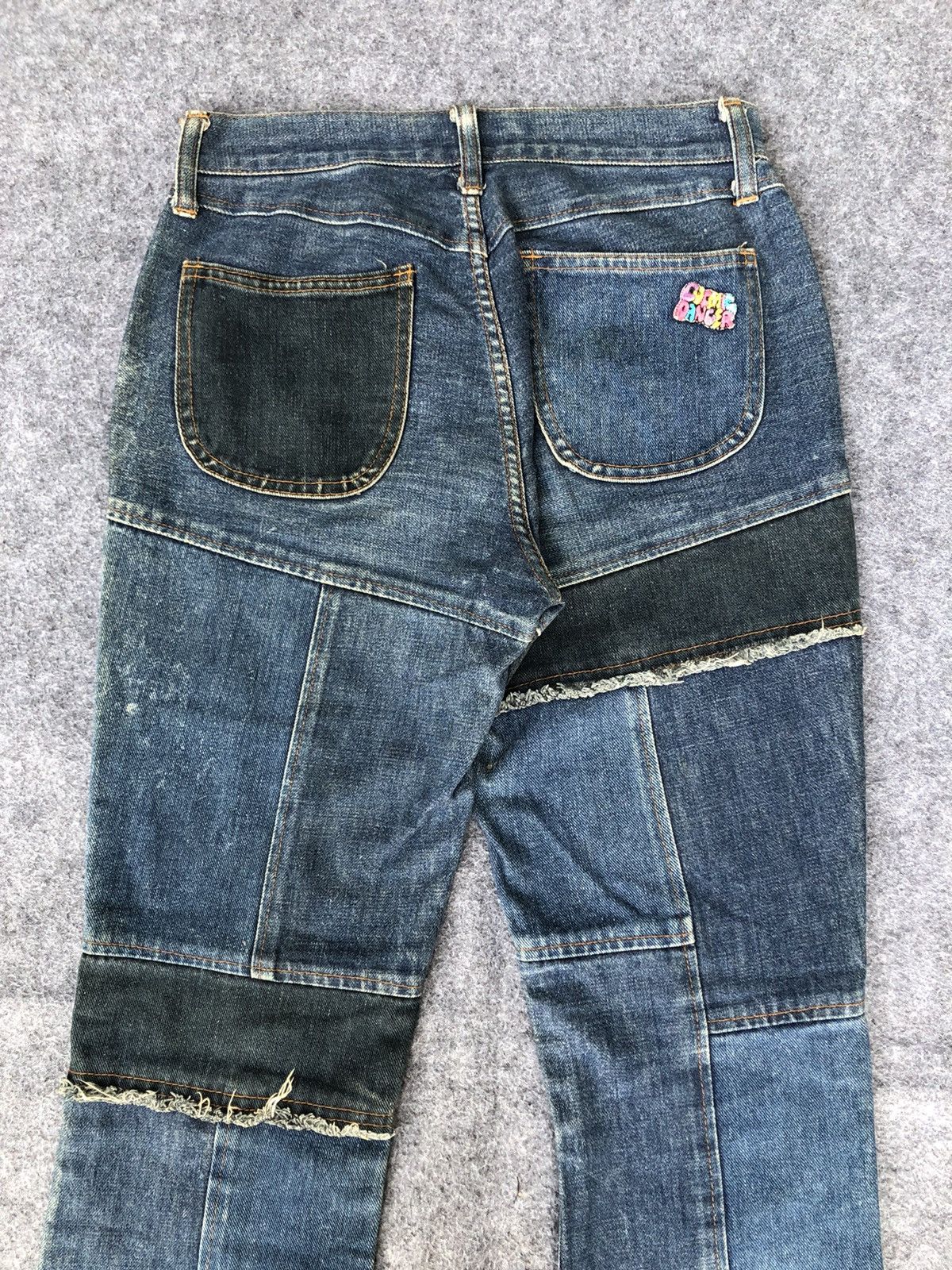 If Six Was Nine Vintage 90s🔥RNA INC🔥Thrashed Hybrid Flared Jeans LGB Size 28" / US 6 / IT 42 - 7 Thumbnail