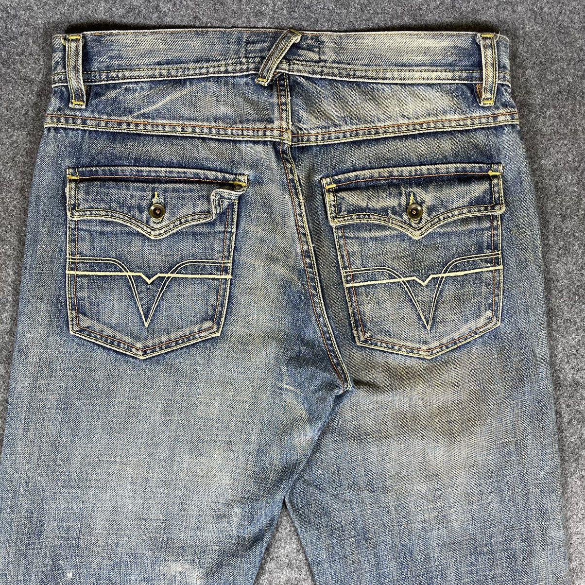 Vintage’90s🔥LA ROSE DES VENTS🔥Double Knee Distressed Denim