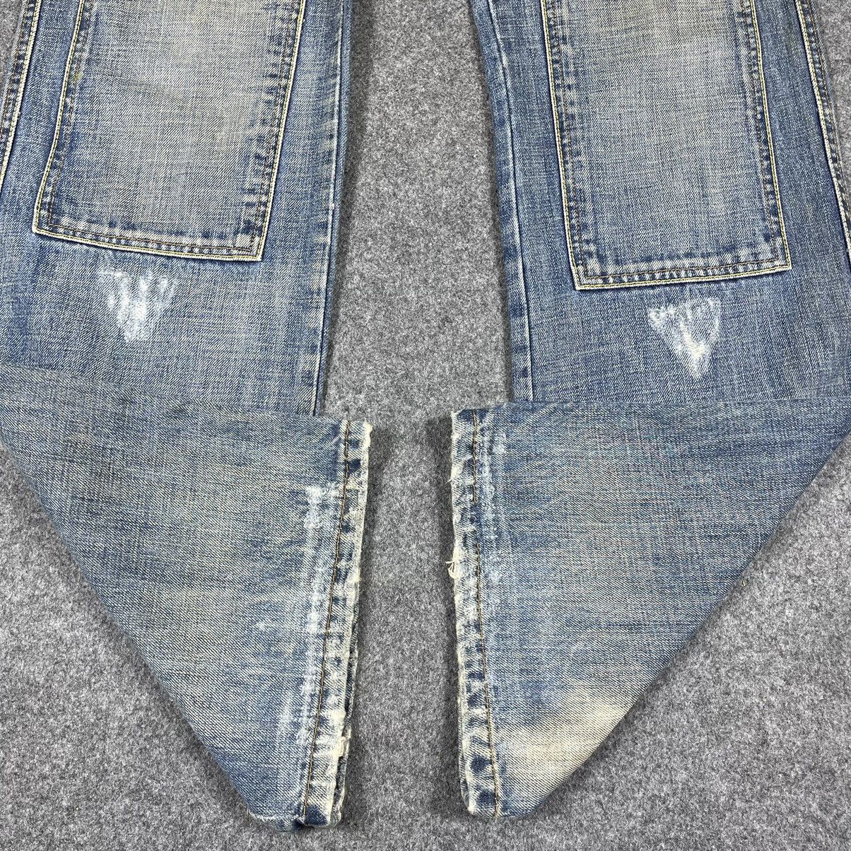 Vintage’90s🔥LA ROSE DES VENTS🔥Double Knee Distressed Denim