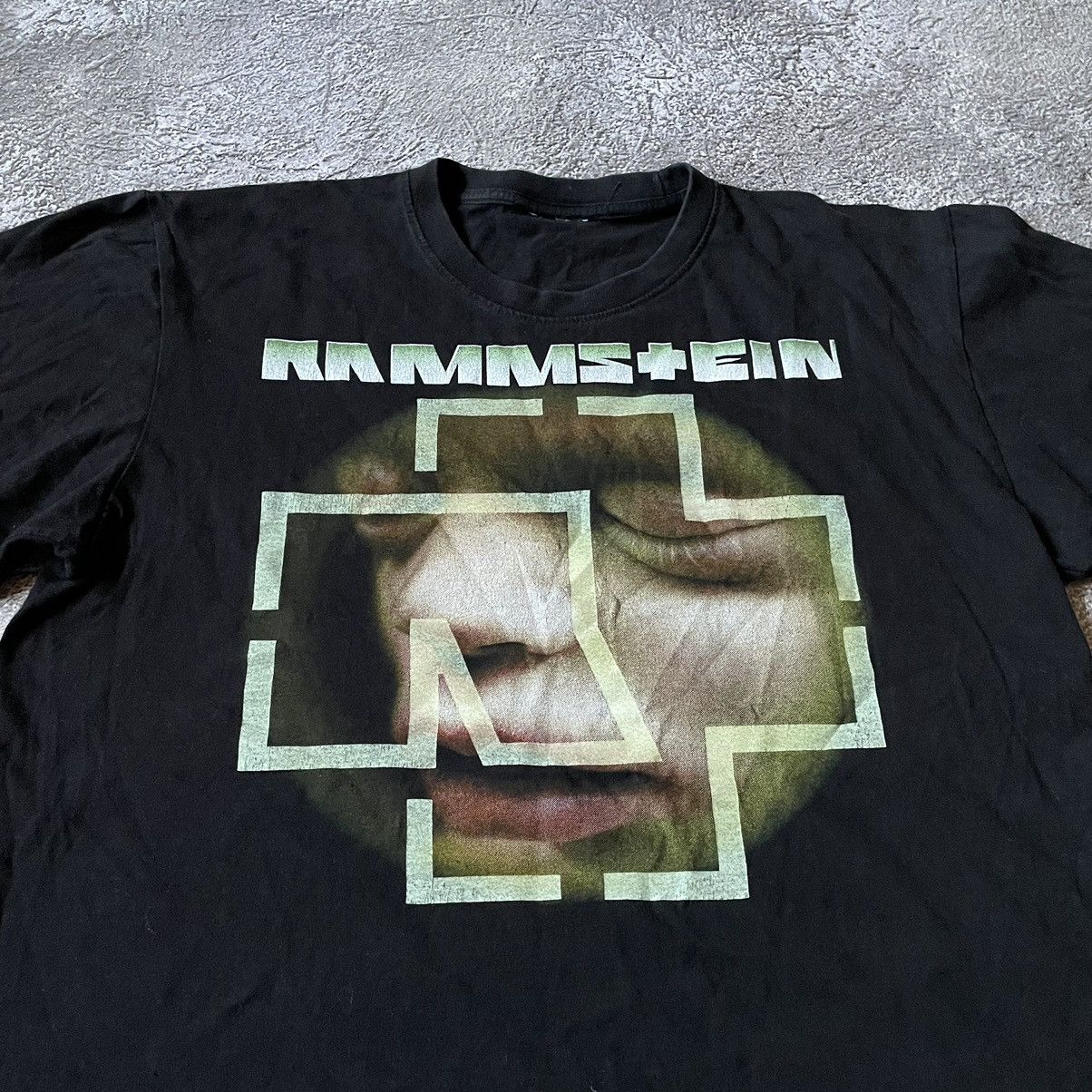 Vintage Vintage Y2K Rammstein Band Graphic Tee Black Swag Grail XL Size US XL / EU 56 / 4 - 5 Thumbnail