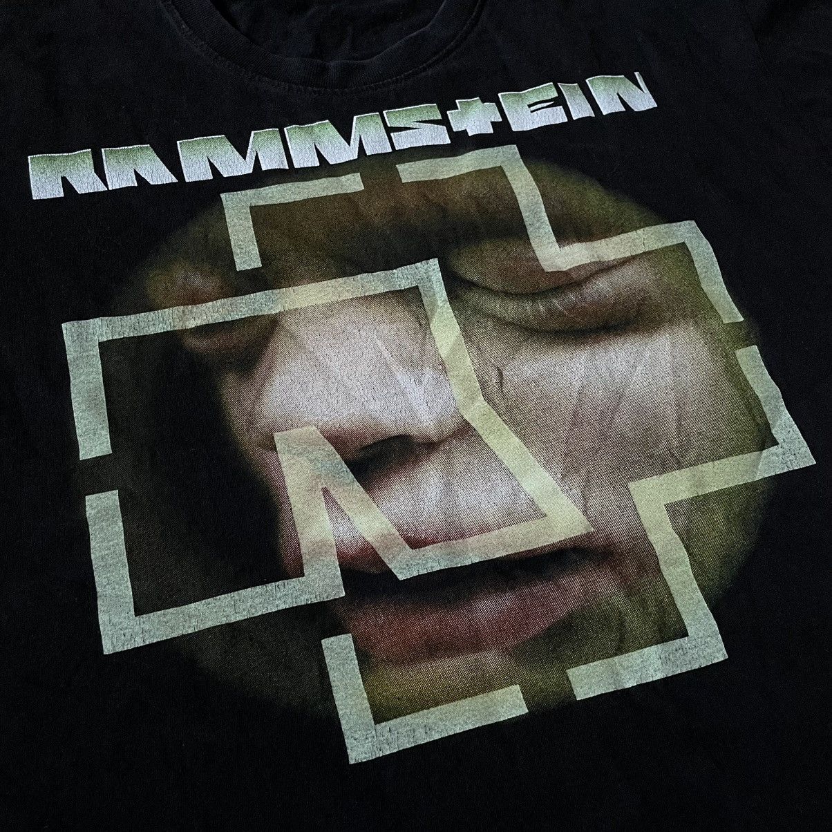 Vintage Vintage Y2K Rammstein Band Graphic Tee Black Swag Grail XL Size US XL / EU 56 / 4 - 6 Thumbnail