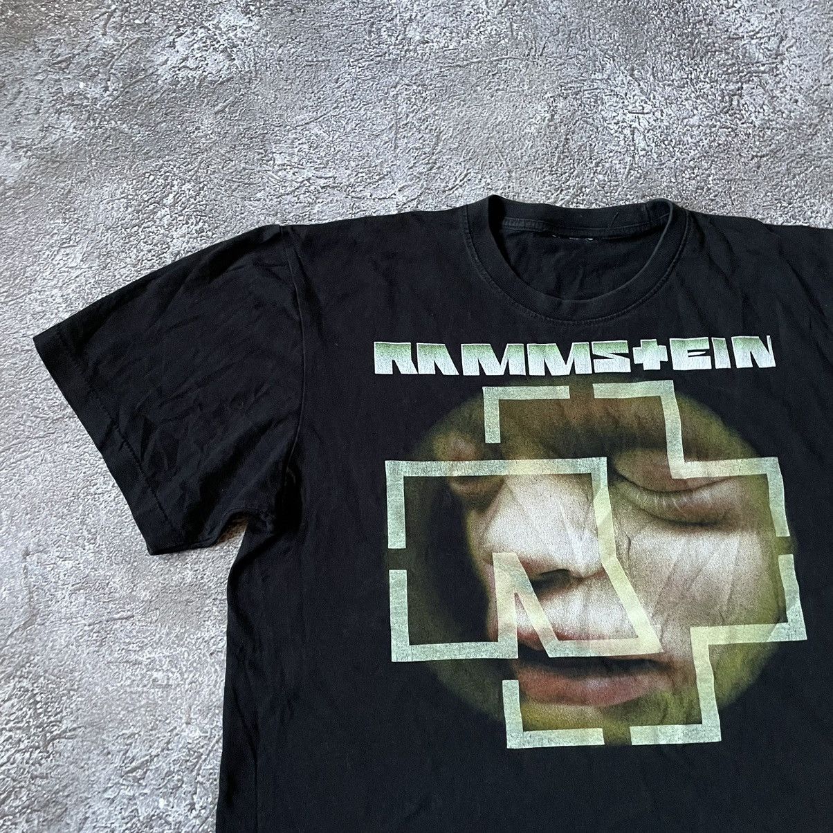 Vintage Vintage Y2K Rammstein Band Graphic Tee Black Swag Grail XL Size US XL / EU 56 / 4 - 4 Thumbnail