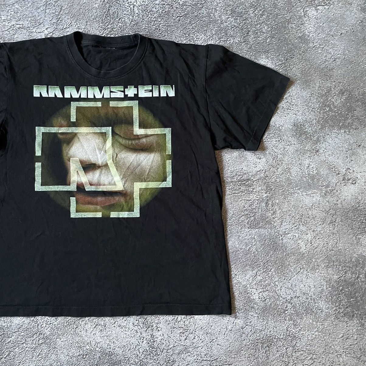 Vintage Vintage Y2K Rammstein Band Graphic Tee Black Swag Grail XL Size US XL / EU 56 / 4 - 3 Thumbnail